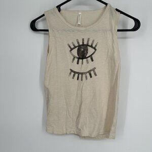 Rylee & Cru Kids Cream Tank size 8-9y NWT